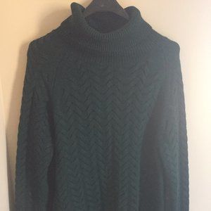 Lush Forest green wool sweater from Aritzia